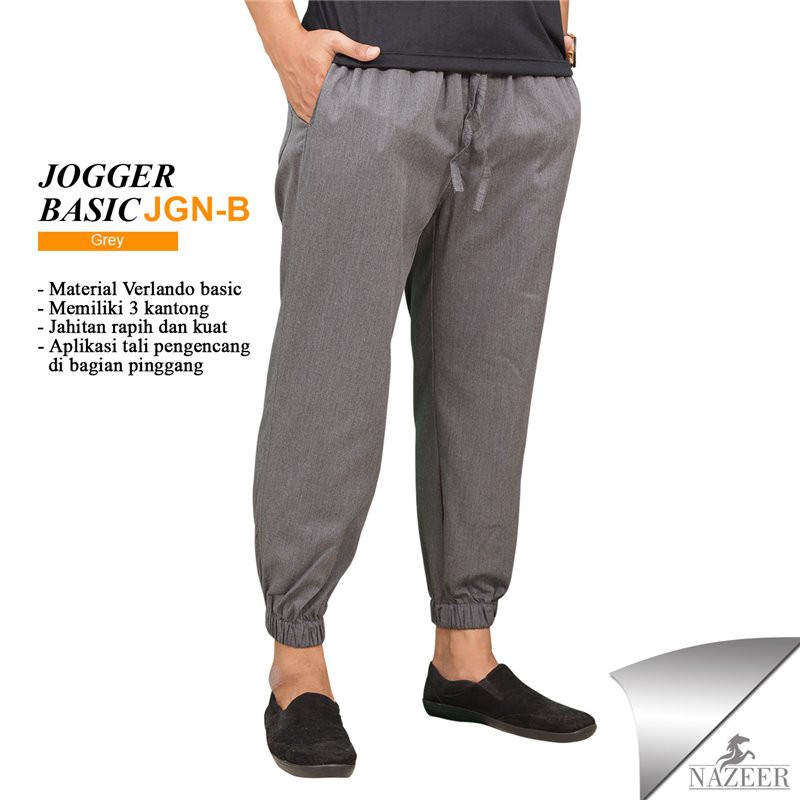 NAZEER Celana Jogger Basic JGNB ORIGINAL