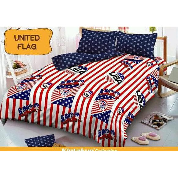 Kintakun / Kintakun D'Luxe Kids United Flag No.1 King 180 Sprei Seprai Sprai Seprai Kintakun