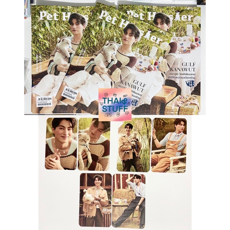 [READY] PET HIPSTER MAGAZINE X GULF KANAWUT With 2 Official Photocards