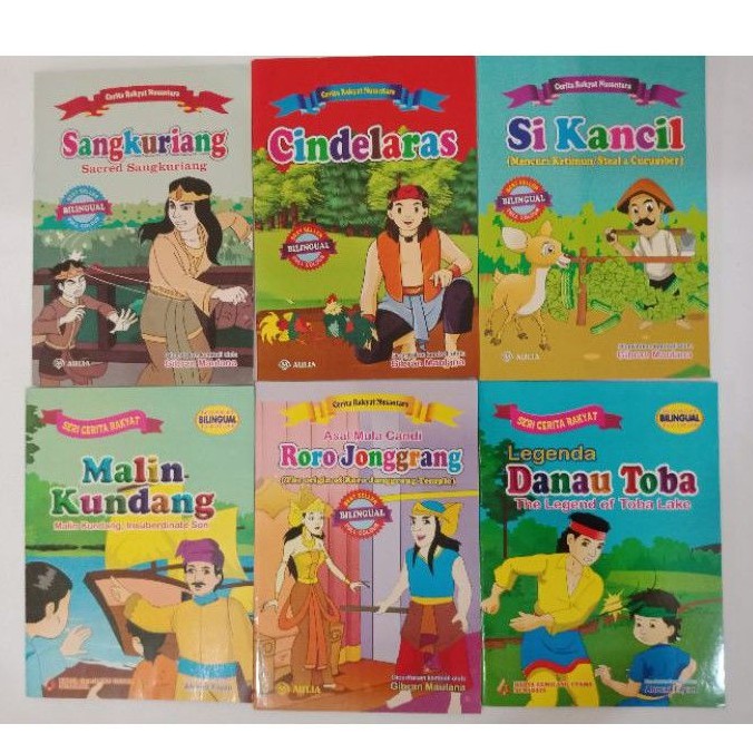 Buku Seri Cerita Rakyat Nusantara Bilingual Shopee Indonesia