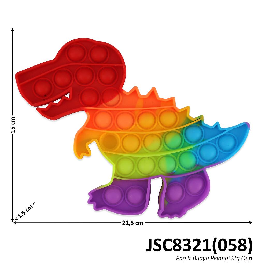 POP IT RAINBOW Mainan Anak Fidget Toys Game Toys-BUAYA