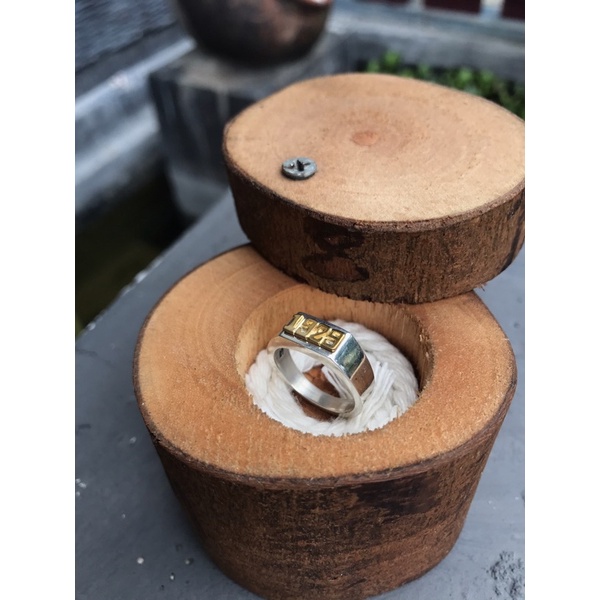 signet ring perak 925 handmade free custom