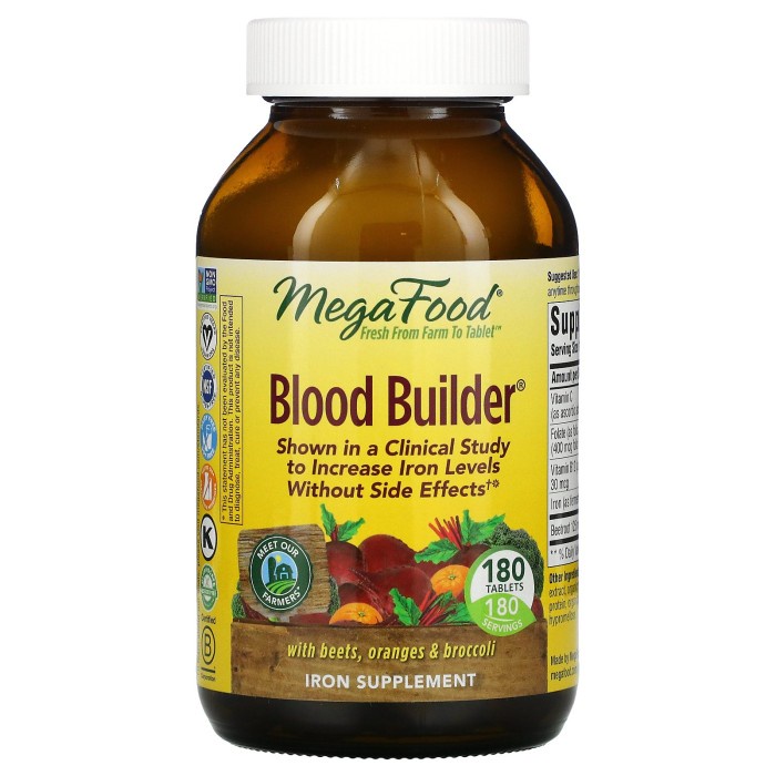 MegaFood Blood Builder 180 Tablets
