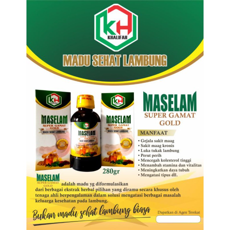 

madu sehat lambung maselam premium