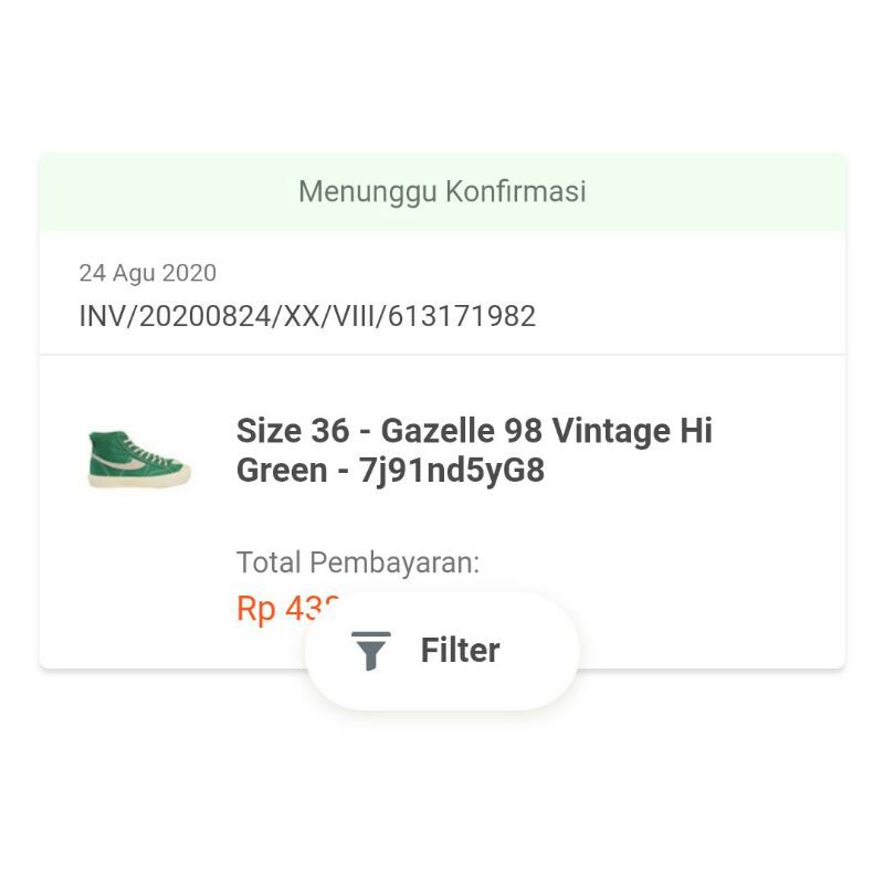 Sepatu compass Vintage Hi Green 36