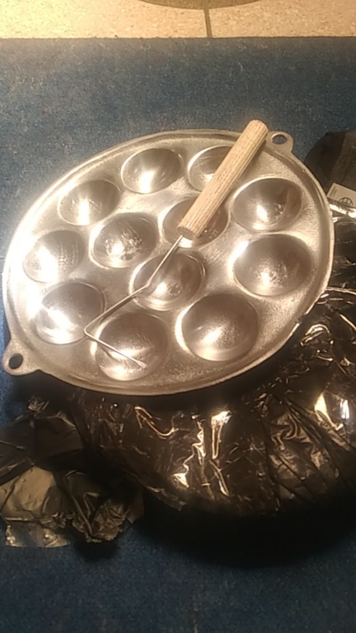 [ Bonus Cukilan ] Cetakan Baklor / Kue Cubit / Kue Lumpur / Kue Takoyaki / Kue Apem / Ukuran 20 Cm A