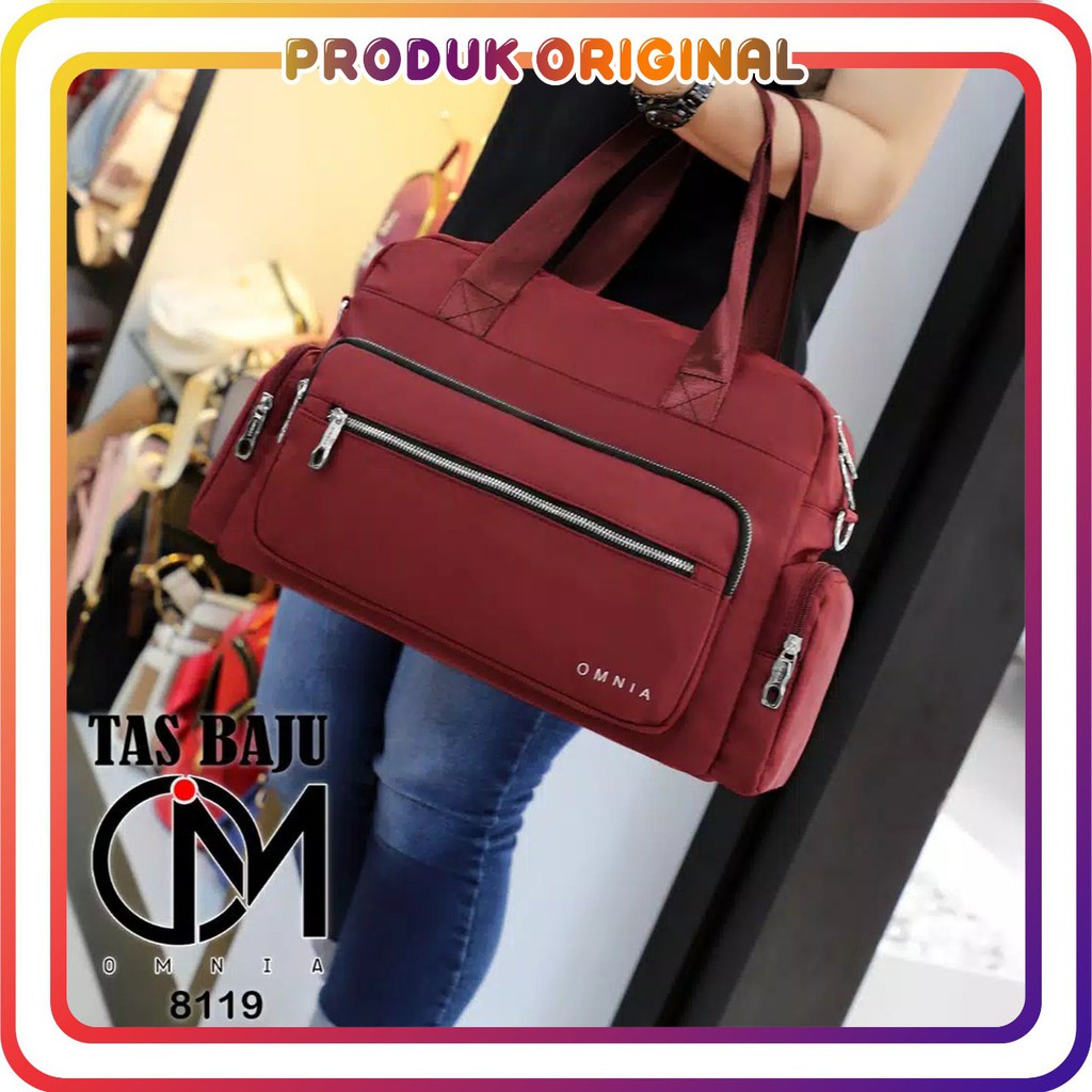 COD TRAVEL BAG OMNIA ORIGINAL 8119 TAS UNISEX NYLON WATERPROOF