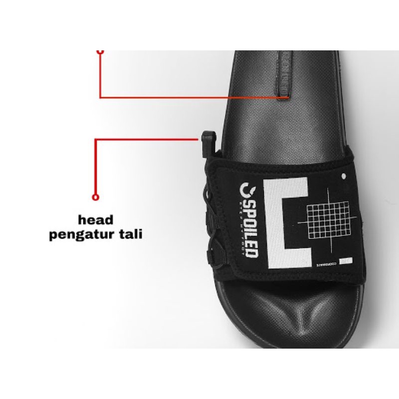 SPOILED - Sandal pria terbaru / slide pria motif keren / sandal spoiled berkualitas