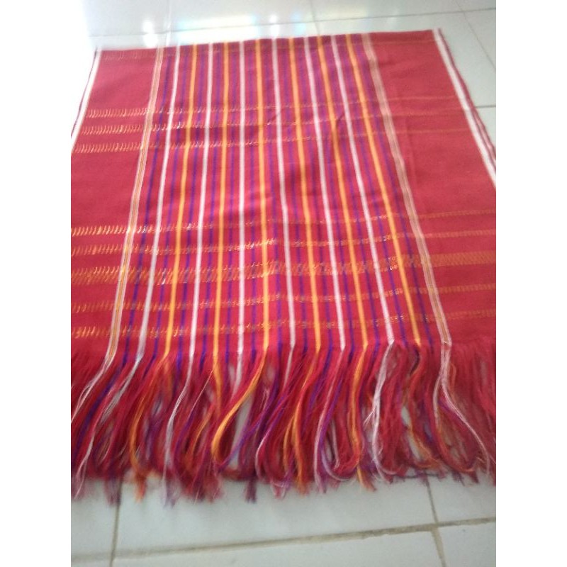 promo uis beka buluh karo polos tenun sendiri. bekabuluh adat Karo.