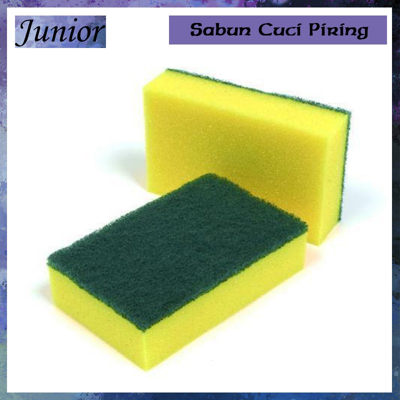 Busa Cuci Piring 2 Fungsi Sponge Cuci Piring 2 Muka