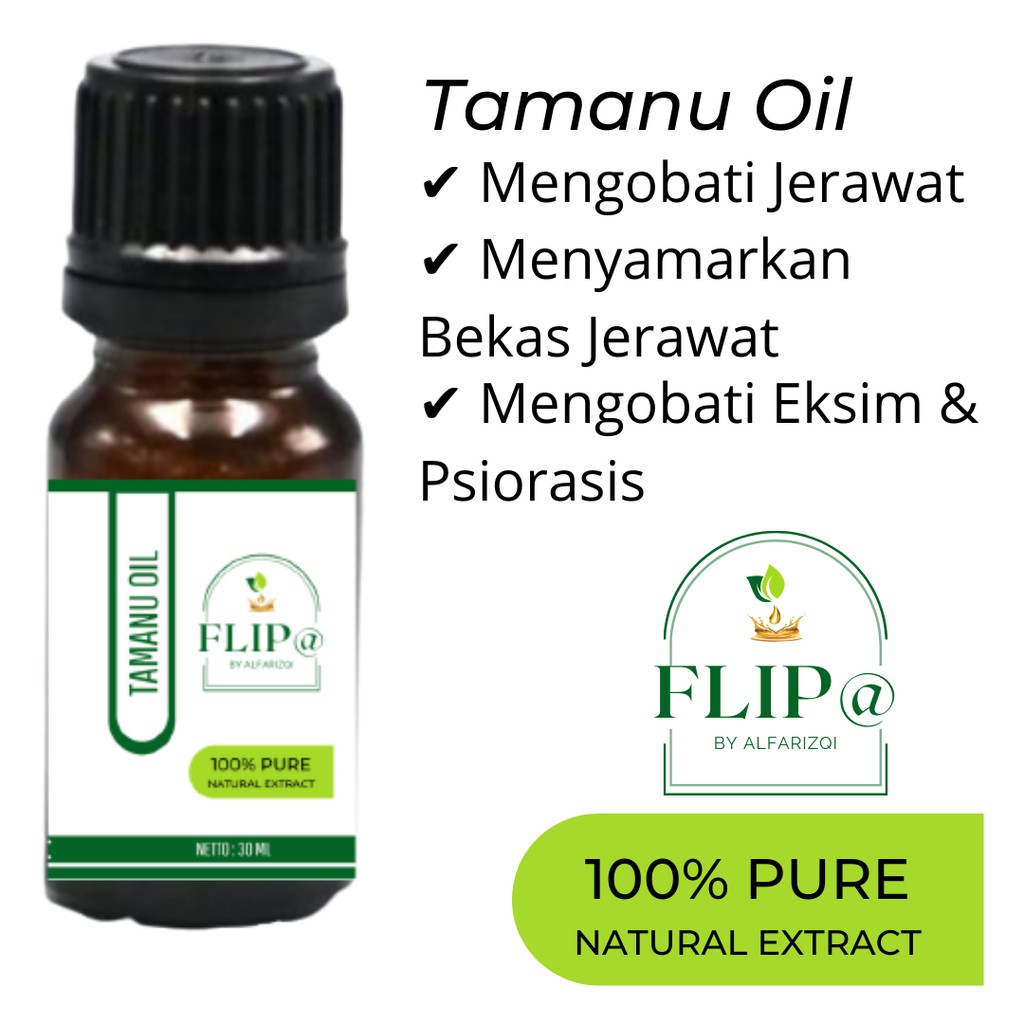 10ml Serum penghilang jerawat Original Tamanu Oil Murni Flip@