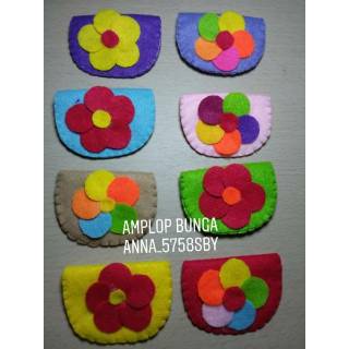 Jual amplop kain flanel ASTOR karakter lebaran angpao lucu unik