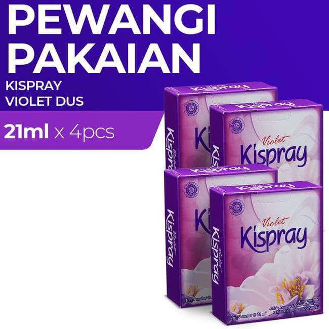 

Cuci Gudang Kispray Dus Violet 21Ml - 4 Dus Kode 791