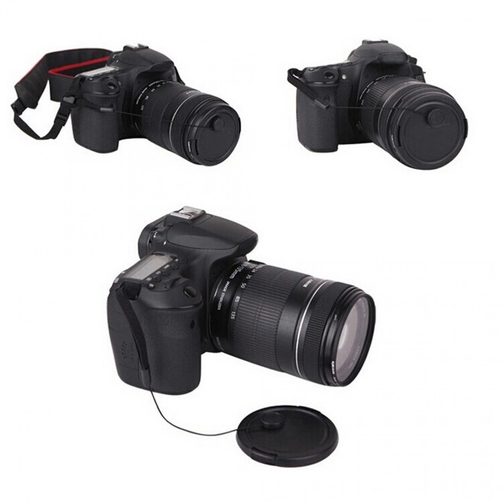 Tali Tutup Lensa Kamera Anti Lost Lens Cap Strap - JH-FDS01 [Hitam]