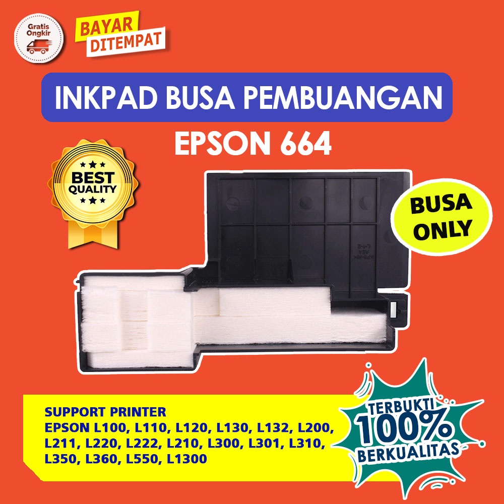 Inkpad Busa Pembuangan Waste Ink Pad Printer Epson L120 L110 L130 L210 L220 L300 L310 L350 L355