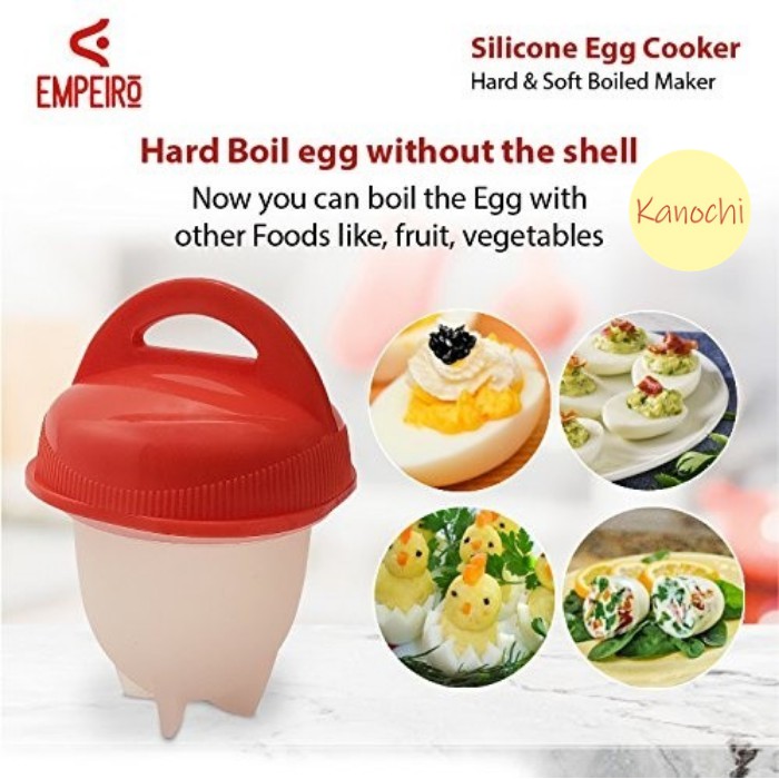 AS SEEN ON TV 1pcs Silikon Egg Boil Cetakan Telur Rebus Telor Tempat