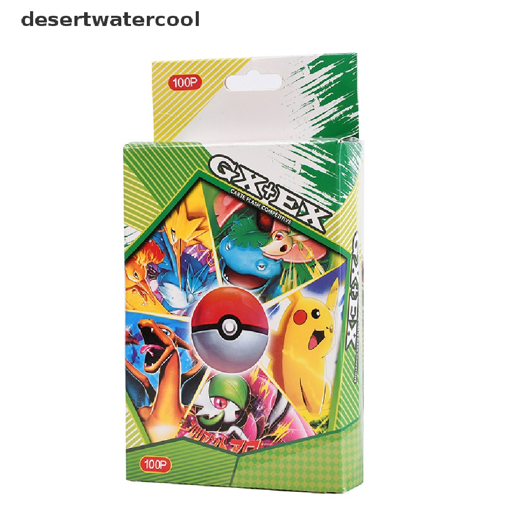 Deid 100Pcs Kartu Pokemon Vmax Berkilau Untuk Display