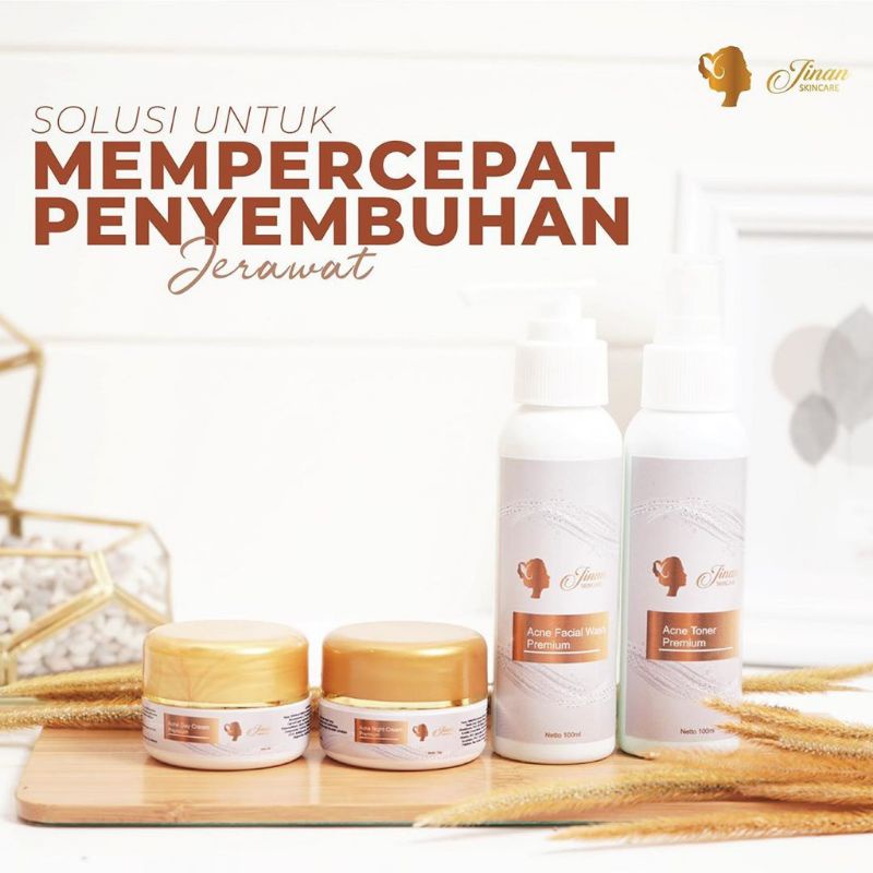 Jinan Skincare Acne Series | Paket Jerawat Jinan Skincare Ori 100%