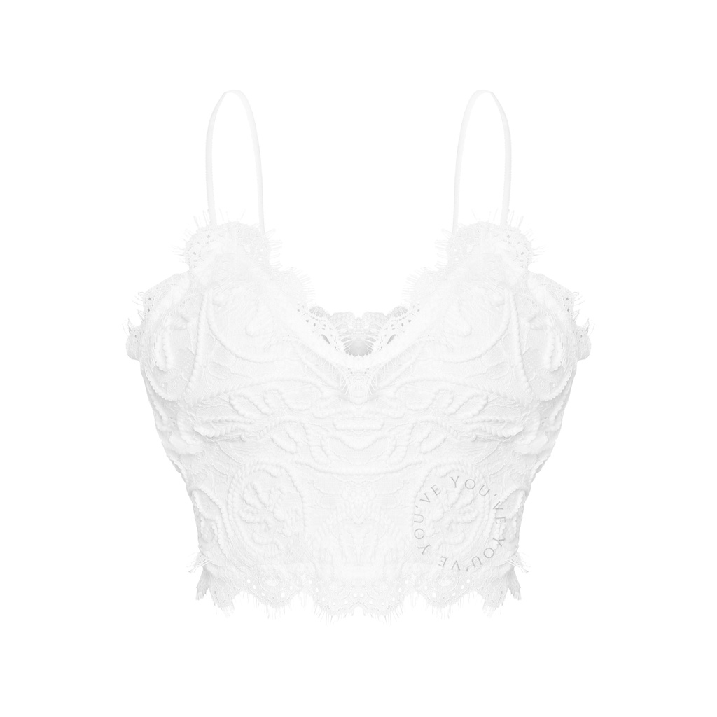 You've Tank Top Tanktop Wanita Singlet Bralette Crop Top Spaghetti Strap Sport Bra 100046-3