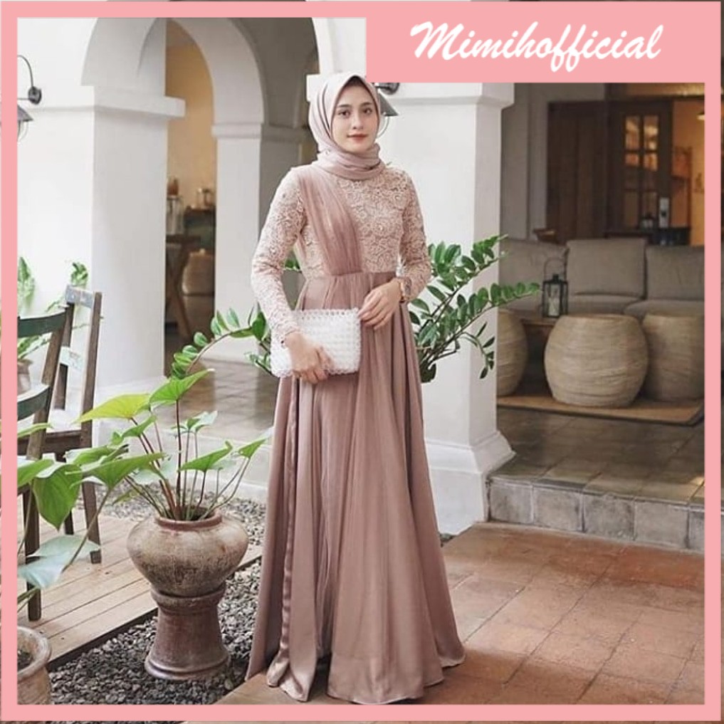 Stevia Dress Brukat Import BJ