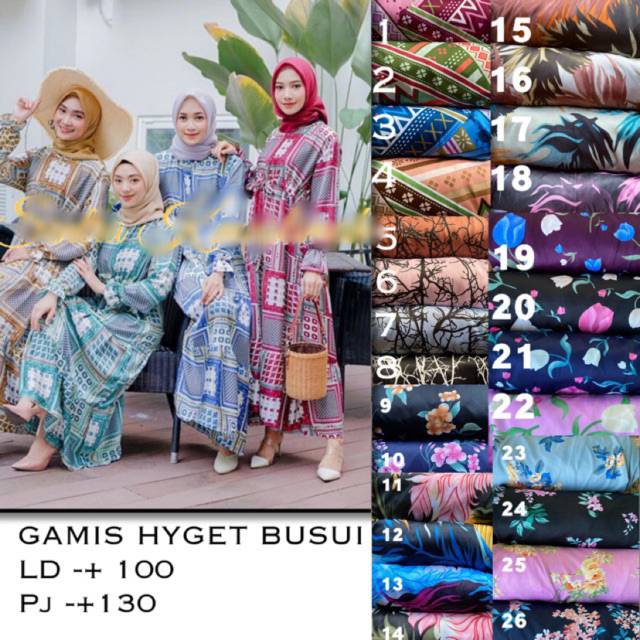 GROSIR GAMIS HYGET BUSUI / GAMIS MURAH HARGA GROSIR