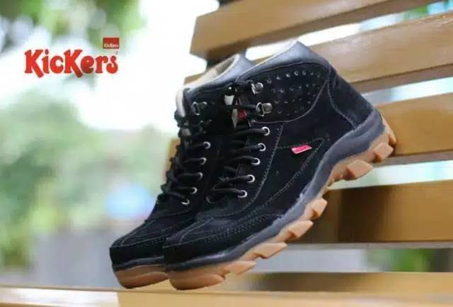 Top Seller☆ Sepatu boots pria work &amp; safety kulit suede mercy touring outdoor