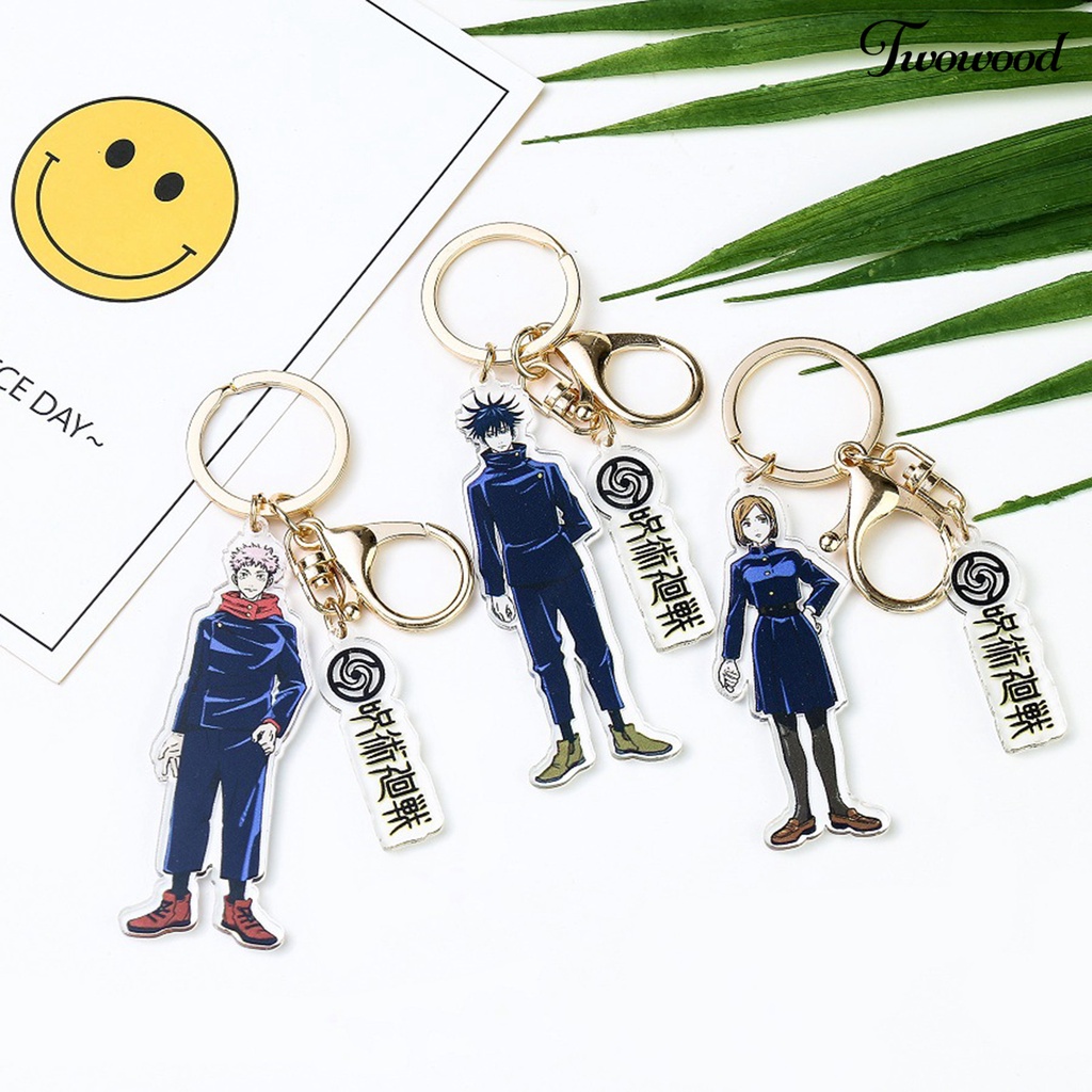 Gantungan Kunci Desain Kartun Anime Bahan Akrilik Untuk Hadiah