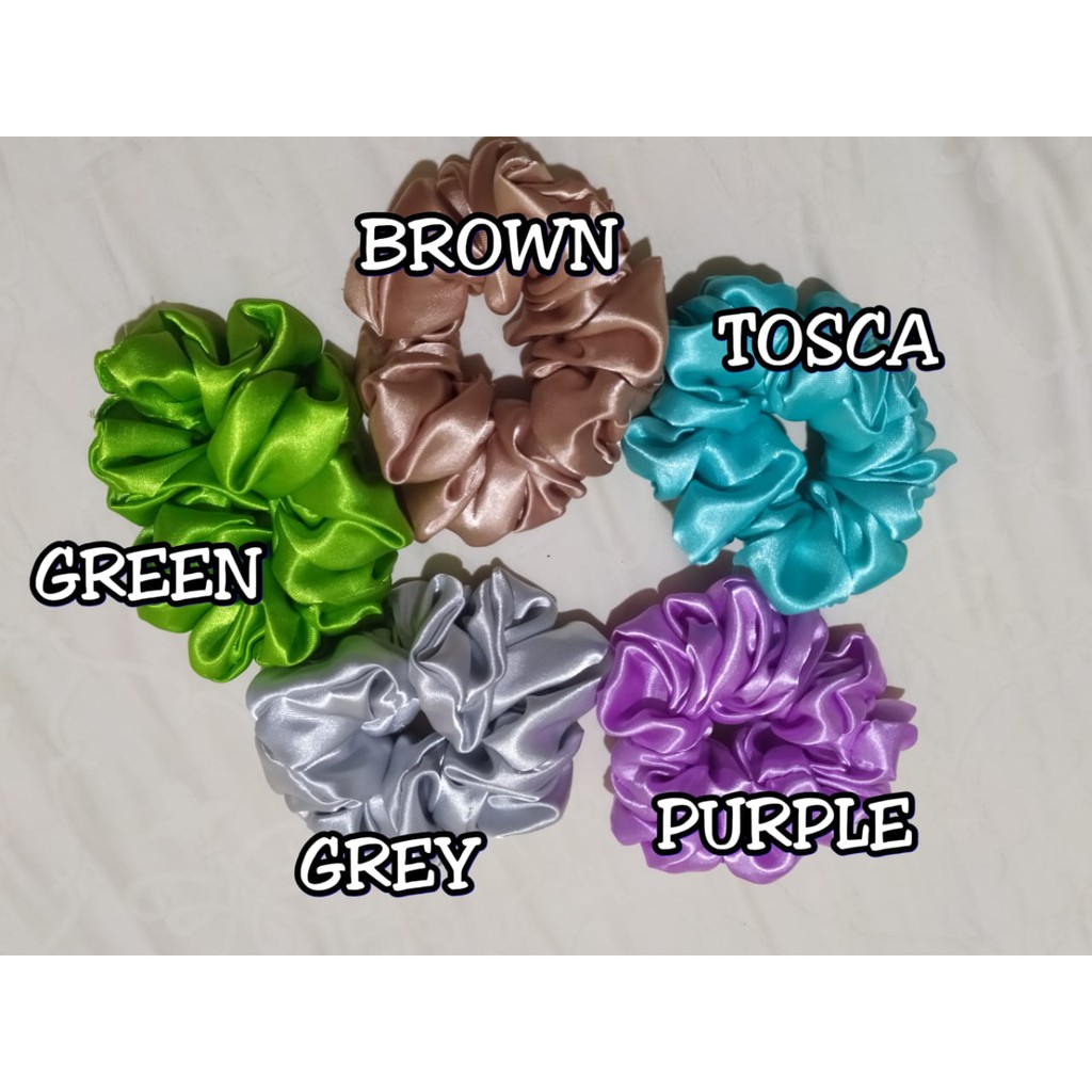 Ikat Rambut Scrunchie Scrunchies Jepit Cepol Hijab Hiasan Korean Hair Tie Bun