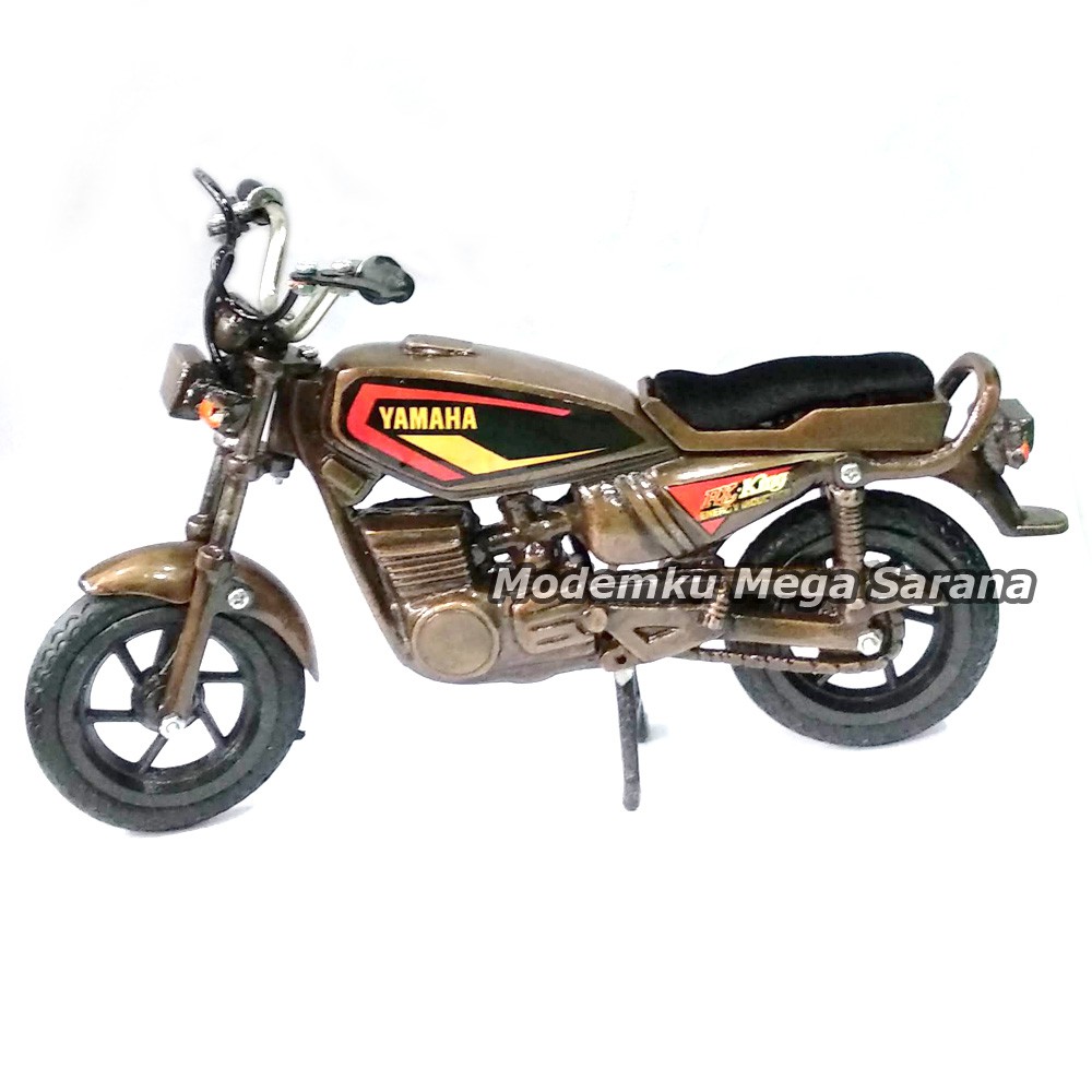 Miniatur Diecast Motor Yamaha RX King Dari Logam