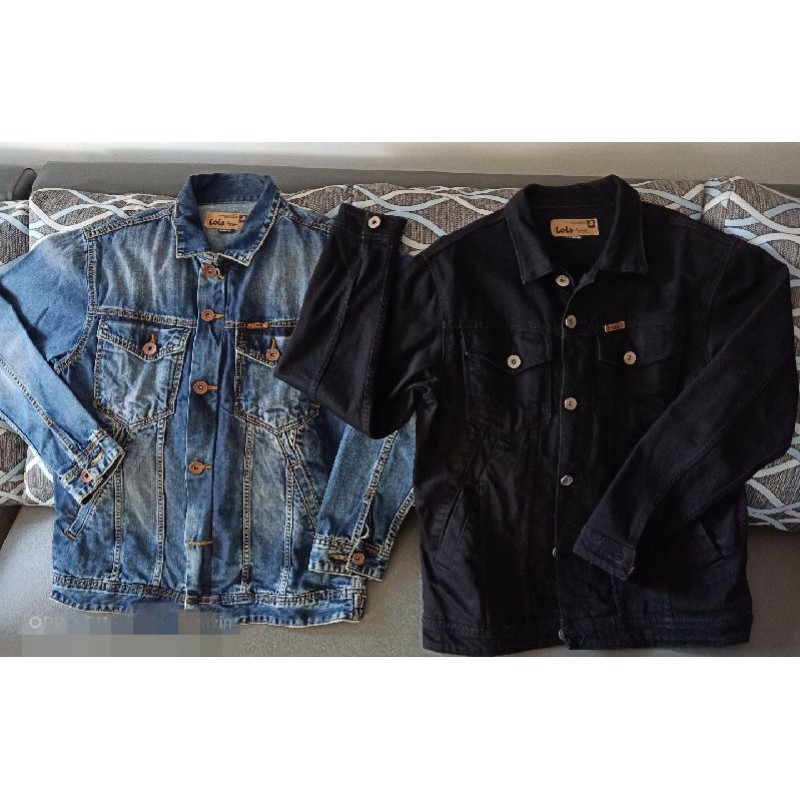 Preloved jaket jeans Lois