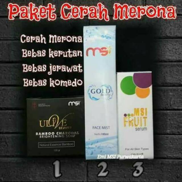 skincare msi shopee indonesia shopee