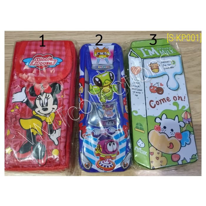 

VMT - KOTAK PENSIL KARAKTER / TEMPAT PENSIL LUCU -