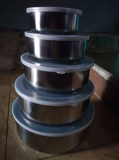Sls89 Rantang Susun 5 Stainless / Protect Fresh Box-rantang Makan