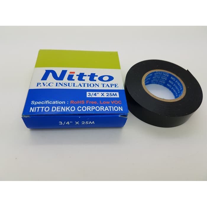 

Nitto PVC Insulation Tape 3/4" x 25M