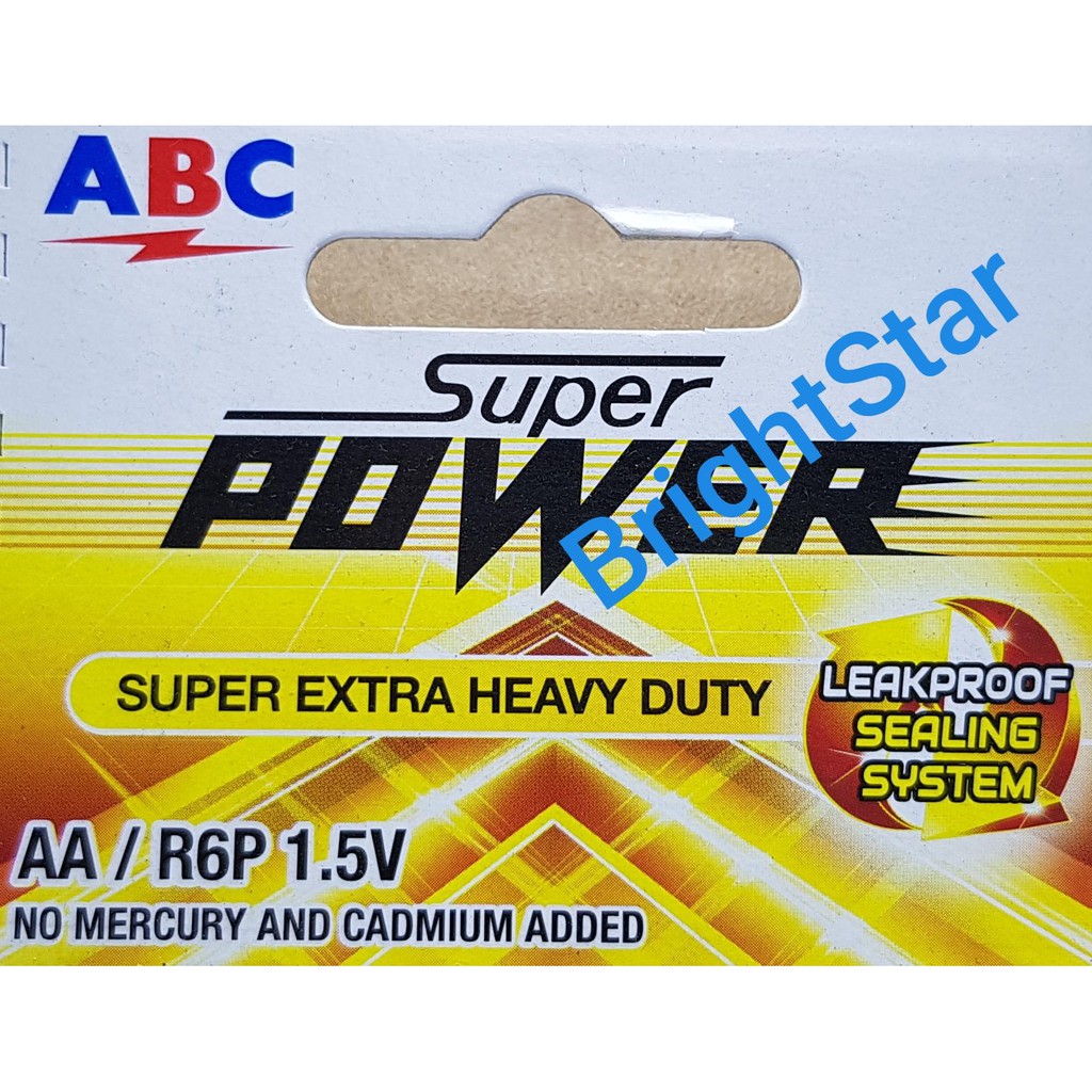 Baterai ABC Super Power AA (4 PCS/ PACK)