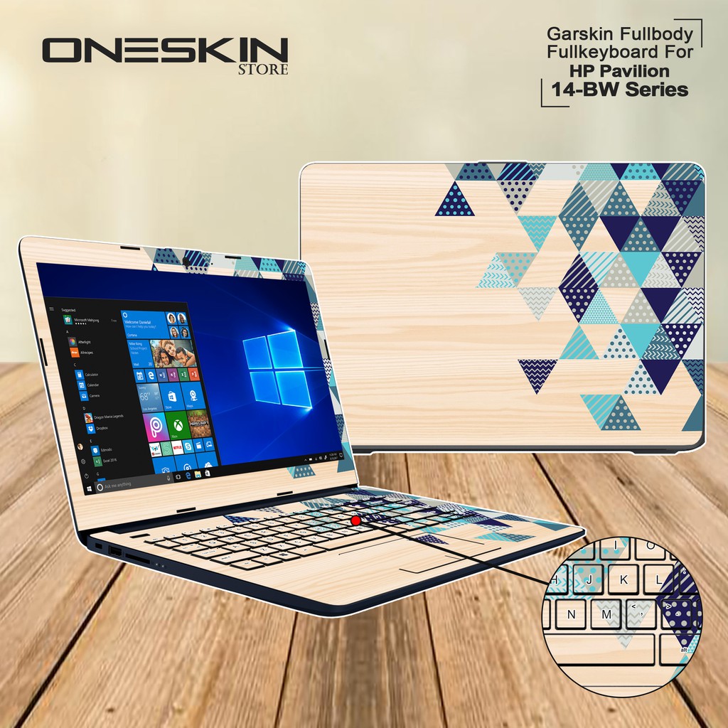 Garskin Laptop Cover HP 14-BW005AU 14-BW007AU 14-BW008AU 14-BW009AU 14-BW010AU Fullbody