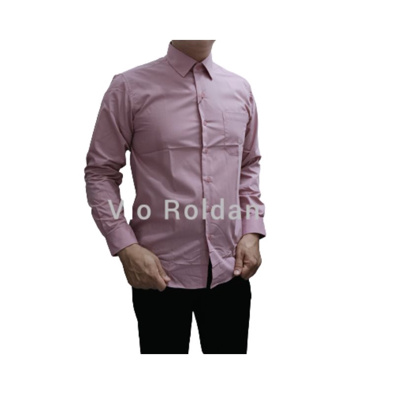 Kemeja Pria Polos Lengan Panjang Kemeja Formal Pria Kemeja Katun Kemeja Pria