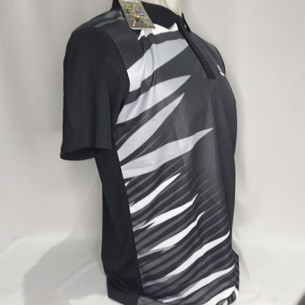 Kaos Apacs Badminton Olahraga Grey Corak