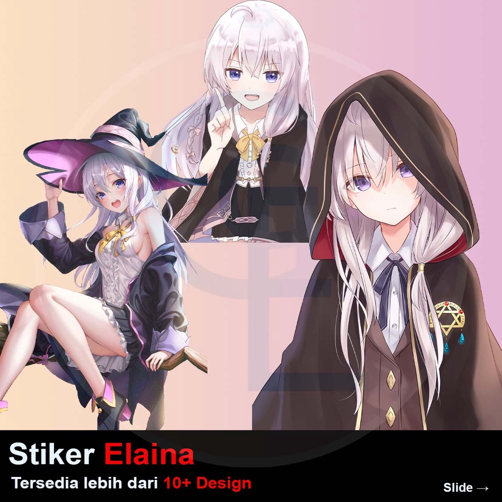 

Sticker Elaina Majo No Tabitabi Vinyl Tumblr Bom Waterproof HD Anime