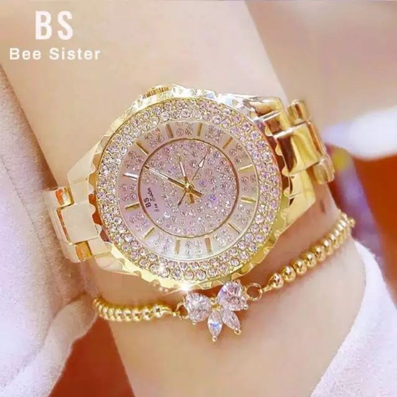 [ BEE SISTER] Jam Tangan Wanita Original 100% F