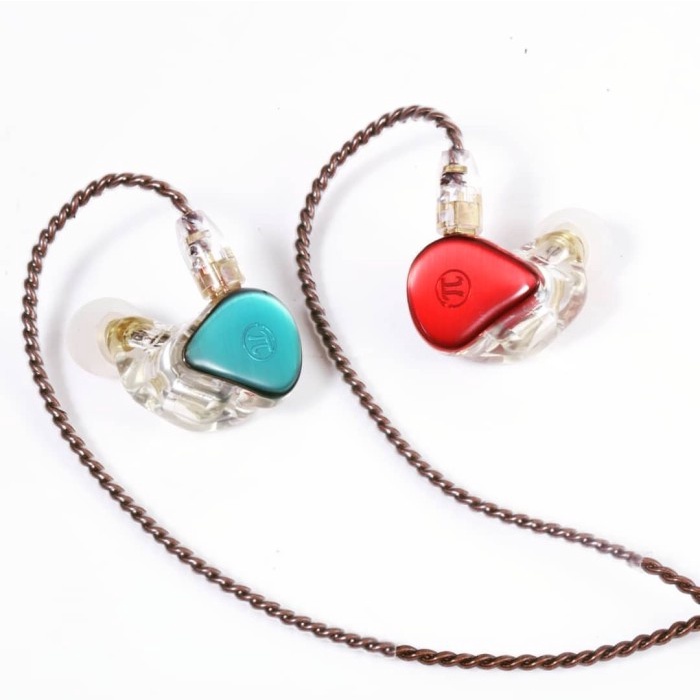 ✔terlaris Pi 3.14 audio IEM dual driver (PLIISEN121) in ear monitor panggung - Red & Green