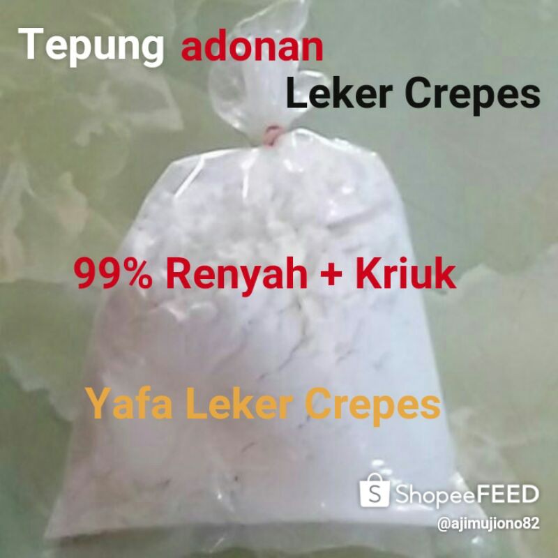 

Tepung Adonan Leker Crepes