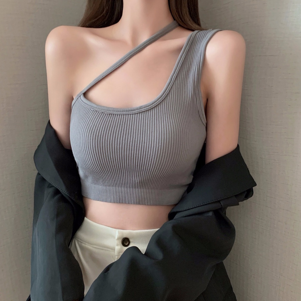 GO! BT593 bh tanktop crop top tali samping pakaian dalam wanita cewek korea tank top cup bra