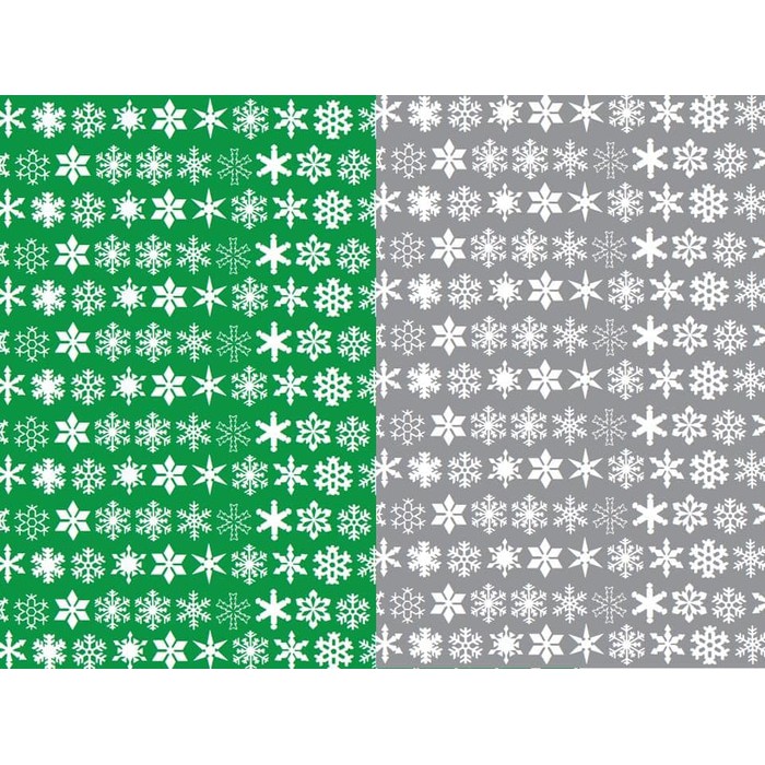 Kertas Scrapbook - Snowflake Design