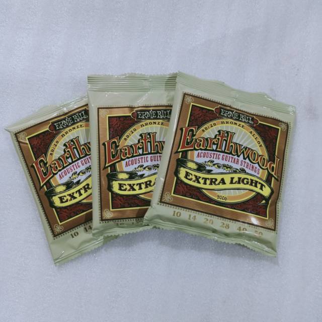 senar gitar erniebal akustik 010 1set senar guitar Ernieball Acoustic 010