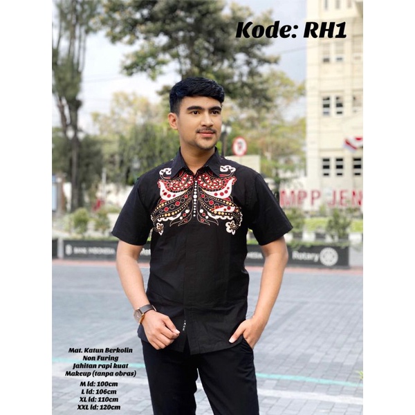BATIK KODE RH1 & RH2 | Kemeja Batik Pria By BATIK LANANG - BATIK SOLO