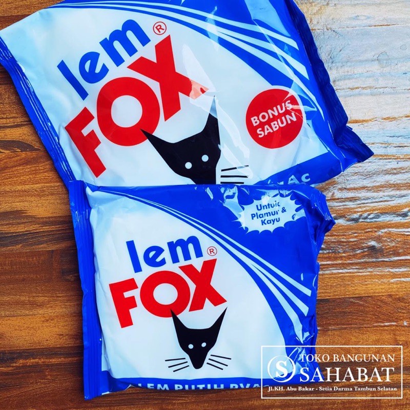 

Lem Fox 600gr lem kayu kem kertas Lem fox murah refil