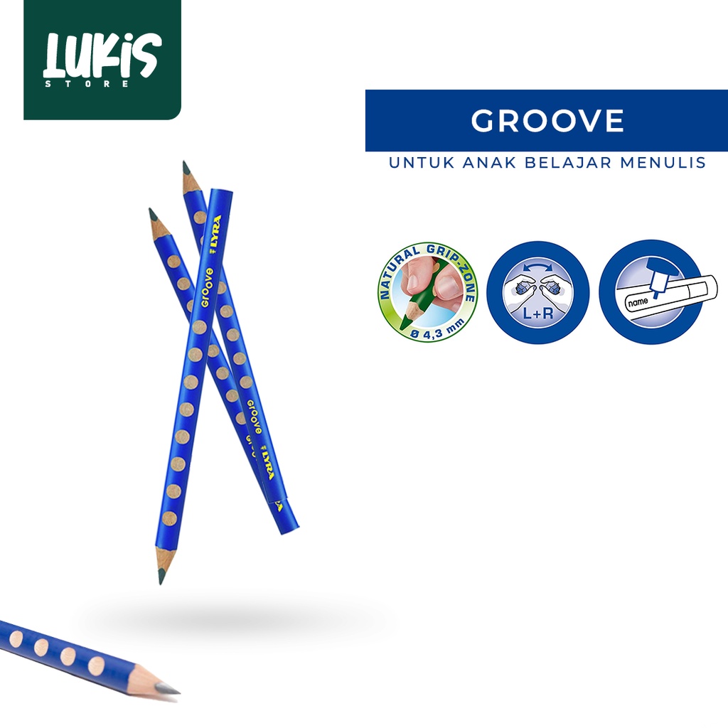 

Pensil LYRA Groove Jumbo B