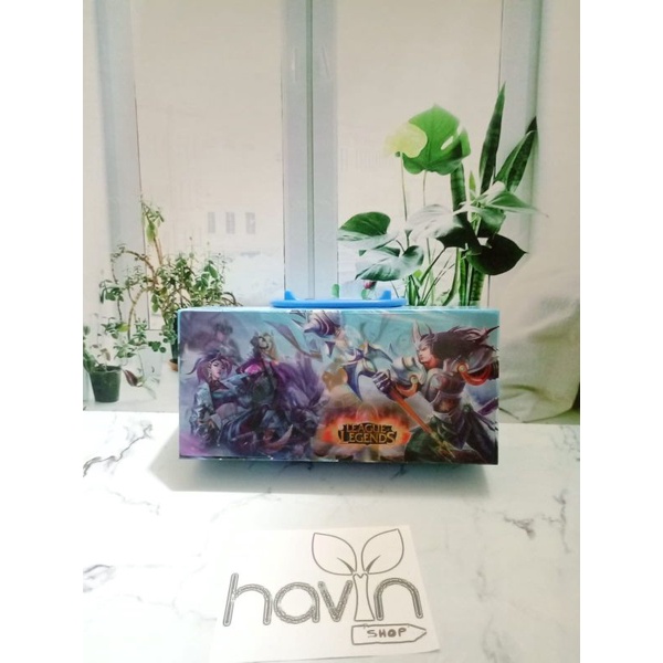 kotak pensil KODE 3 TINGKAT metalik 3dimensi/pencil case password/kotak pin-AOV 3D