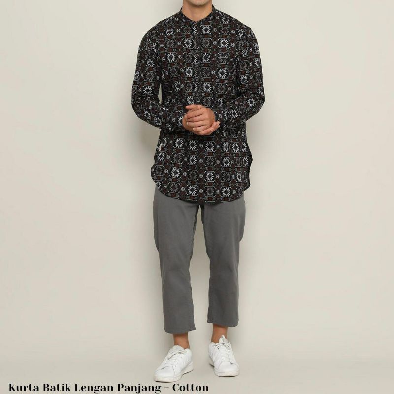 Kurta Batik Assyauqie Lengan Panjang